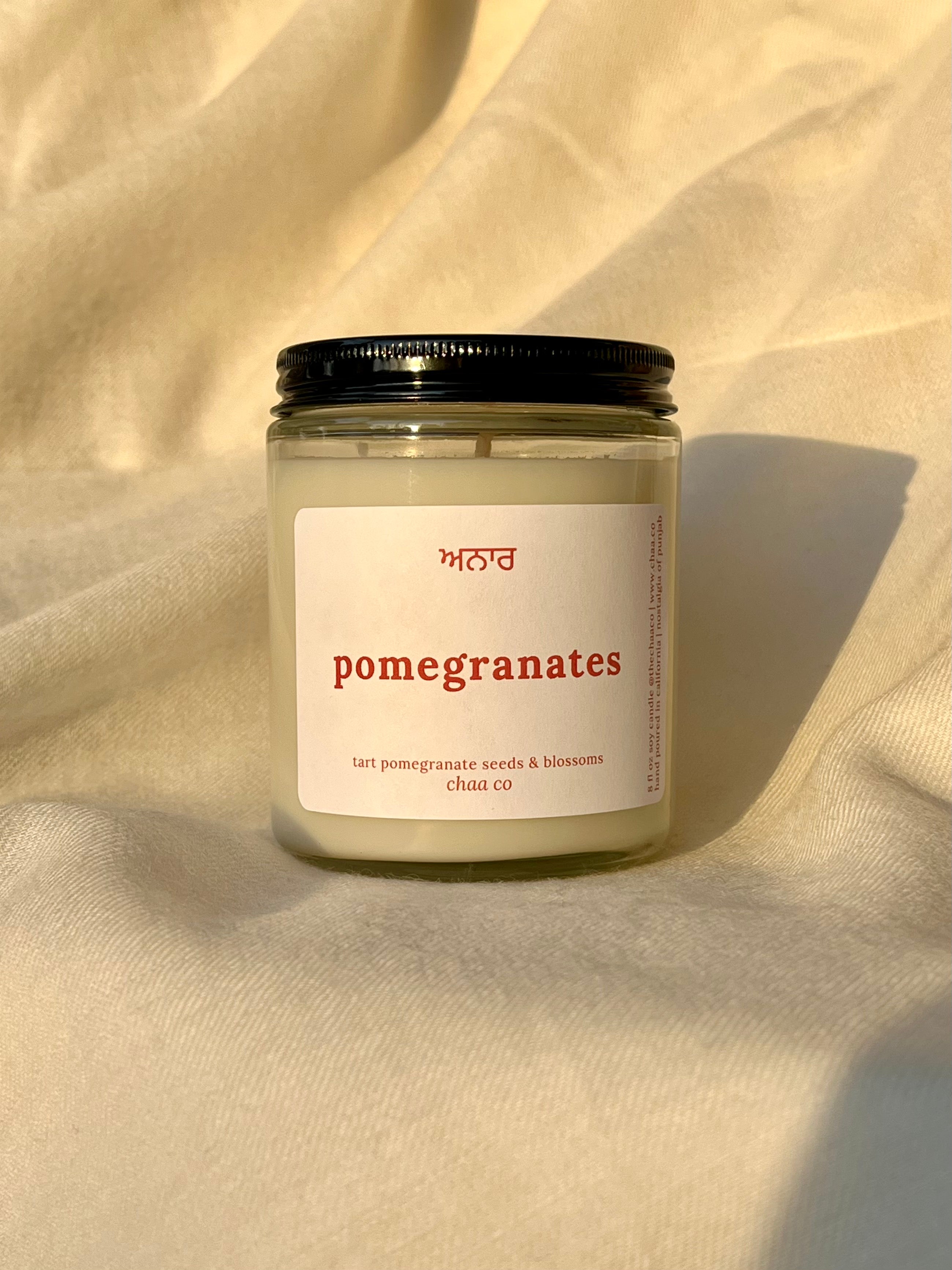 Pomegranates Candle