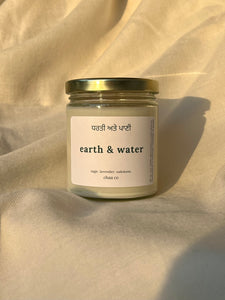 Earth and Water Candle