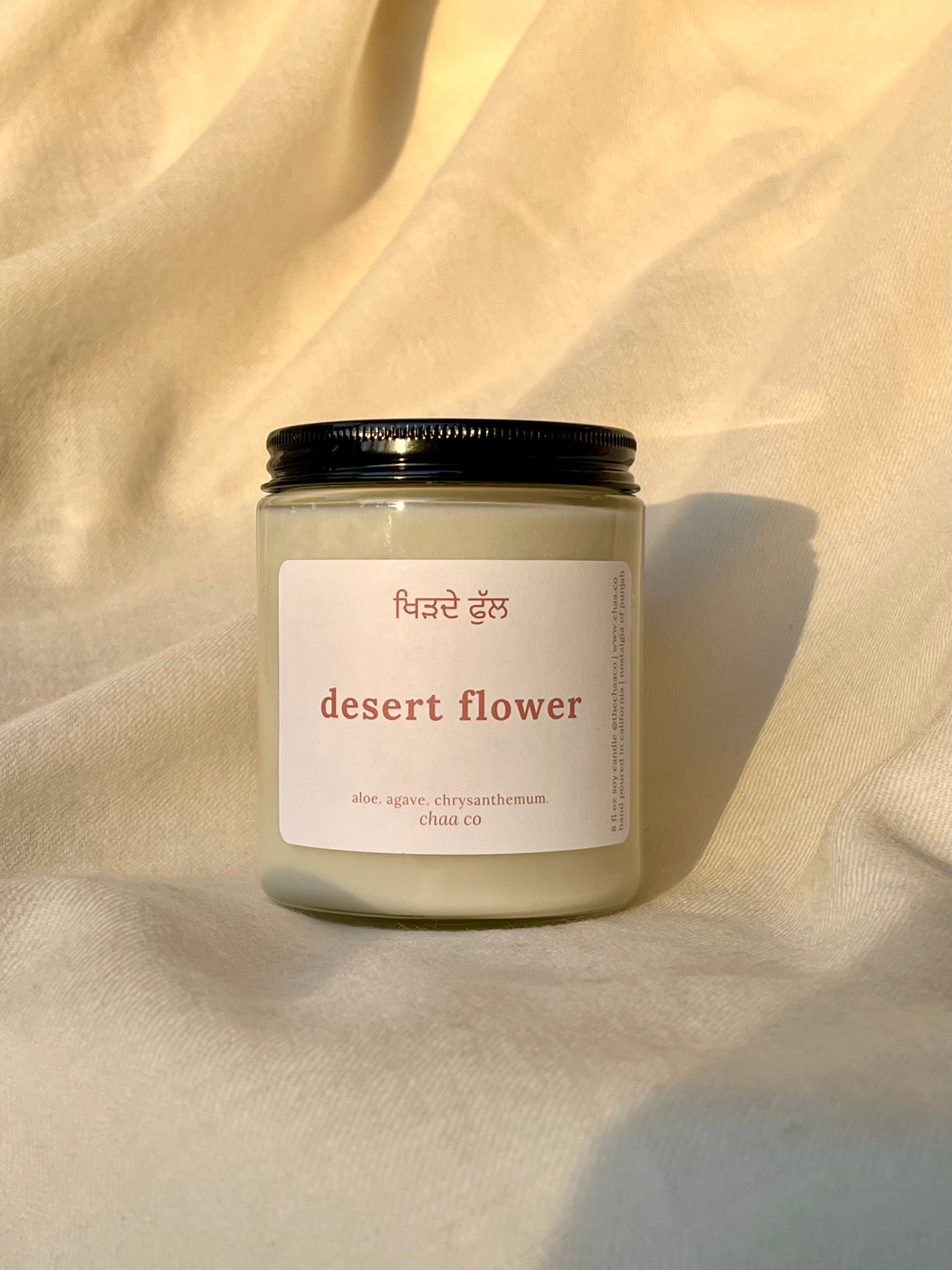 Desert Flower Candle